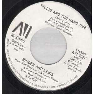   HAND JIVE 7 INCH (7 VINYL 45) CANADIAN AVI RINDER AND LEWIS Music