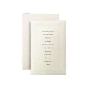  invitations with these 47 lb. bond (65 lb. cover) cards. Invitation 