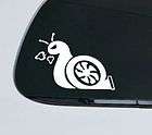 JDM Boosted Snail Decal Turbo Car Window Vinyl Sticker