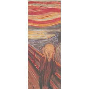  Scream (detail) by Edvard Munch. Size 12.00 X 36.00 Art 