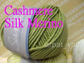Sublime Cashmere Merino Silk Aran yarn Surf the Web  