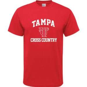  Tampa Spartans Red Youth Cross Country Arch T Shirt 