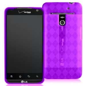  Argyle Flexible TPU Cover Skin Phone Case For LG VS910 