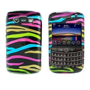  Onyx 9700 PDA Cell Phone Rainbow Zebra Design Protective Case 