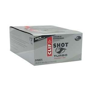  Clif Shot Turbo Energy Gel   Double Expresso   24 ea 