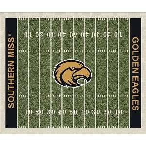  Southern Miss Golden Eagles College Team Gridiron 10x13 