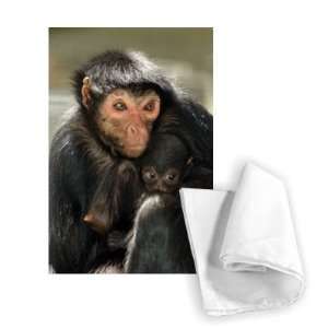  A spider monkey with baby, Twycross Zoo,   Tea Towel 100 
