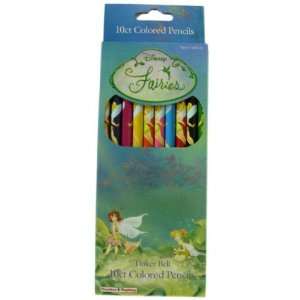  Disney Tinker Bell 10ct Colored Pencils Toys & Games