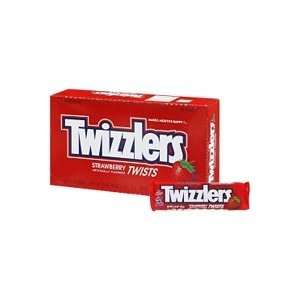 Twizzlers Strawberry Candy Twists, 2.5 oz, 36 Count (Pack of 2 