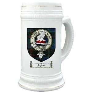  Ayton Clan Crest / Clan Badge 22 oz. Stein Mug Everything 