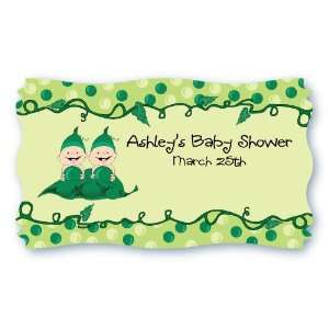 com Twins   Two Peas in a Pod Caucasian   Set of 8 Personalized Name 
