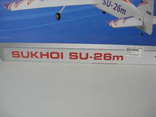 Flite Sukhoi SU 26m 480 ARF RC Airplane EFL2850  