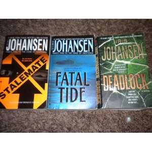    Set 3 ~ Stalemate, Fatal Tide, Deadlock Iris Johansen Books