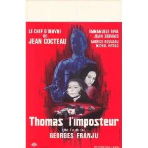  Thomas the Imposter (1964) 27 x 40 Movie Poster Belgian 