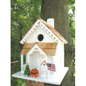 Seasons Tweetings Birdhouse   All Season Convertible; Removable Back 