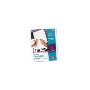    Avery Index Maker Clear Label Dividers w/ Tabs
