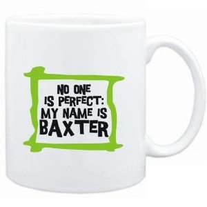   No one is perfect My name is Baxter  Male Names