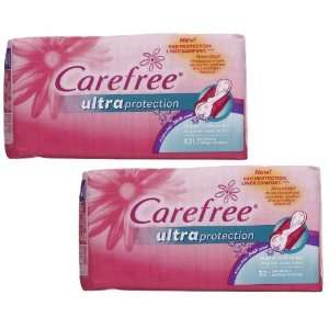 Carefree Ultra Protection Pantiliners, With Wings, Regular Size, Fresh 