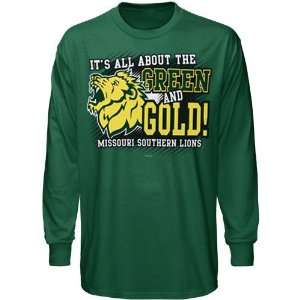 Missouri Southern State Lions Green All About Green & Gold Long Sleeve 