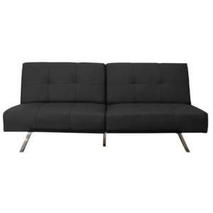  Modern Furniture  Ewing Black Modern Futon / Sleeper Sofa Bed 