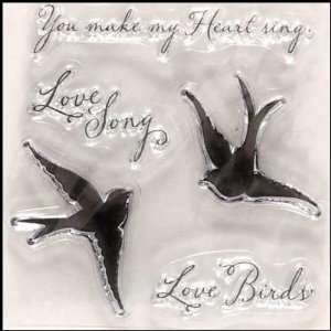  Studio G Clear Stamps Love Birds Fabric By The Package 