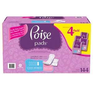  POISE® Pads Ultimate Absorbency Pads; Regular Length 