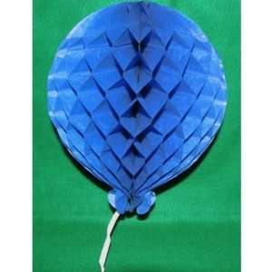   12 Inch Blue Tissue Balloon Decorations Case Pack 24 
