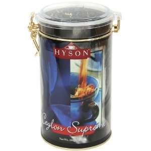   Tea) HYSON, Loose Packaging in Reusable Metal Canister 200g. Ceylon