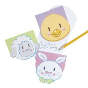  Baby Chick Bunny & Lamb Felt Notepads   Kids Stationery 