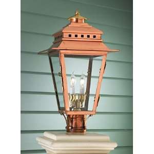 Norwell   2254 CO CL   New Orleans Post Lantern   Copper Finish/Clear 