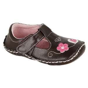    TKS Infant Girls Shoe Annie   Brown, Size 5M 
