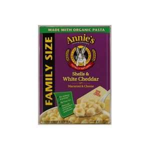  Annies Homegrown Shells and White Cheddar Family Size 