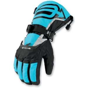  Arctiva Comp 5 Gloves , Gender Womens, Color Light Blue 