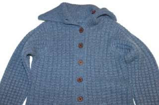 Ugg Powell Deep Cobalt Cashmere Button Sweater NWT XL  