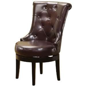  Fresia Tufted Swvl Accnt Chair 37hx25w Burgundy