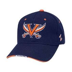  Zephyr Virginia Cavaliers Navy Gamer Hat Sports 