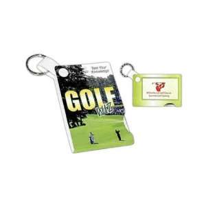  Wiz   Golf trivia key tag.