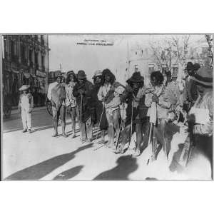  Mexican revolution,1913 1914 poorly dressed Indians in a 