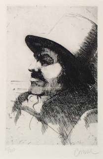 THOMAS CORNELL AAA PORTRAIT ETCHING  