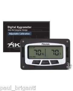 XiKAR 833XI Digital Hygrometer Adjustable Rectangle  