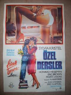 Sylvia Kristel   Private Lessons 1981 Movie Poster  