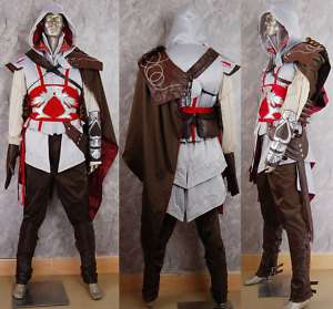 Assassins Creed 2 II Ezio Cosplay Costume Express New  