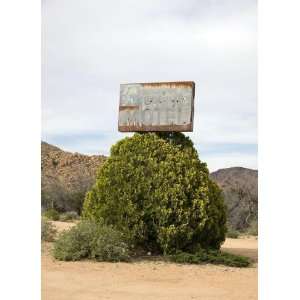     Old motel sign Route 66 Truxton Arizona 24 X 18 