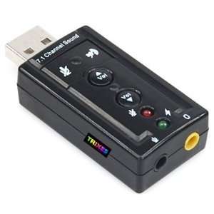    TRIXES USB 2.0 External 7.1 Channel Sound Card Adaptor Electronics