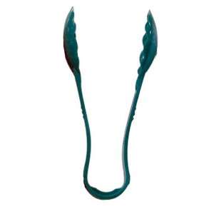  Scallop Grip Tongs, 9 Inch, Green, Case of 12 Each 