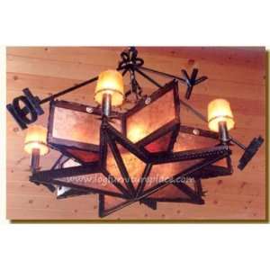  Ironworks Star Chandelier