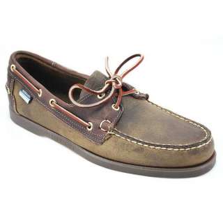 Sebago Spinnaker Brown & Dark Brown Boat Shoes for Men  
