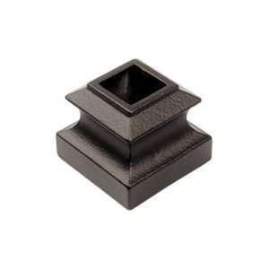   Rubbed Bronze Flat Shoe for ½ Square Iron Baluster