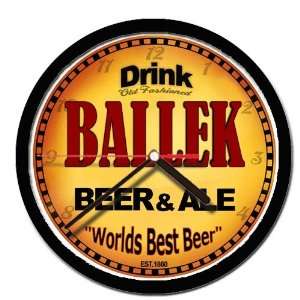  BALLEK beer and ale wall clock 