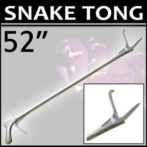 52 Reptile SNAKE TONGS Grabber Catcher Pro Herp Handling Tool 